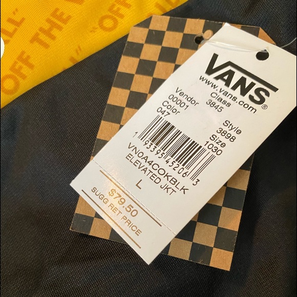 🌹 Sale 🌹 VANS Elevated MANGO ANORAK Women’s Size L JACKET VN0A4COKBLK - Picture 4 of 5